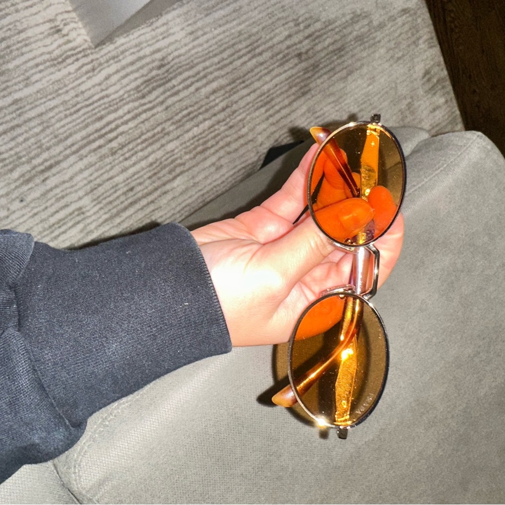 Never worn Prada Sunglasses! Gold color!